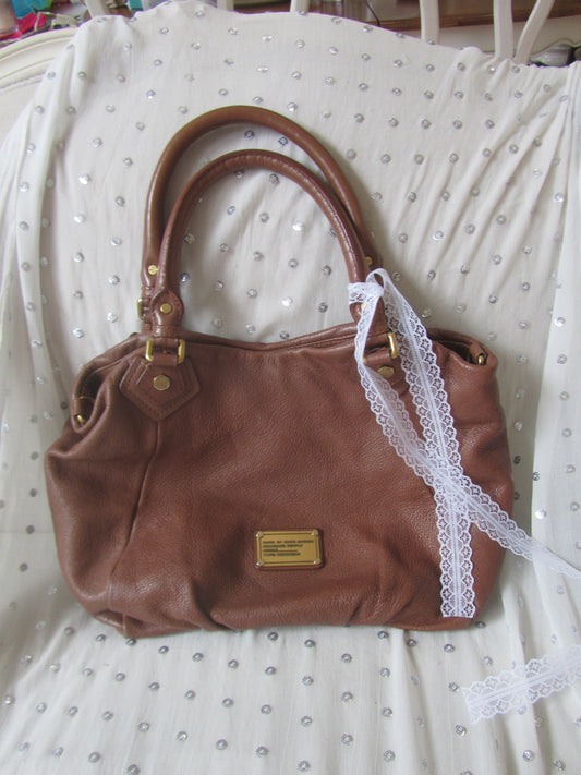 marc by marc jacobs brown vintage leather bag