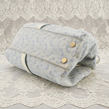 celine vintage lily c baby blue bag