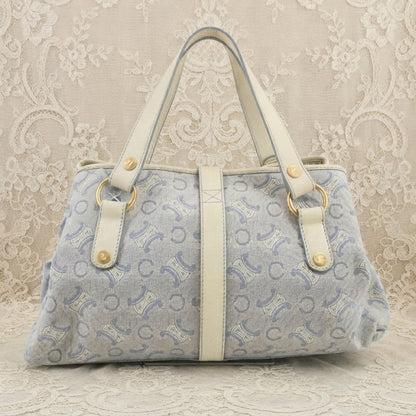 celine vintage lily c baby blue bag