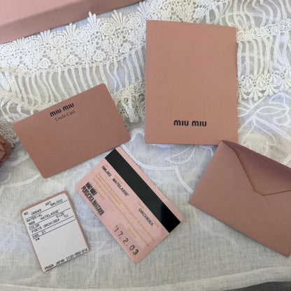 xovintage miu miu girly leather vintage wallet - Wallets