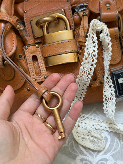 VINTAGE CHLOE PADDINGTON BAG IN TOFFEE