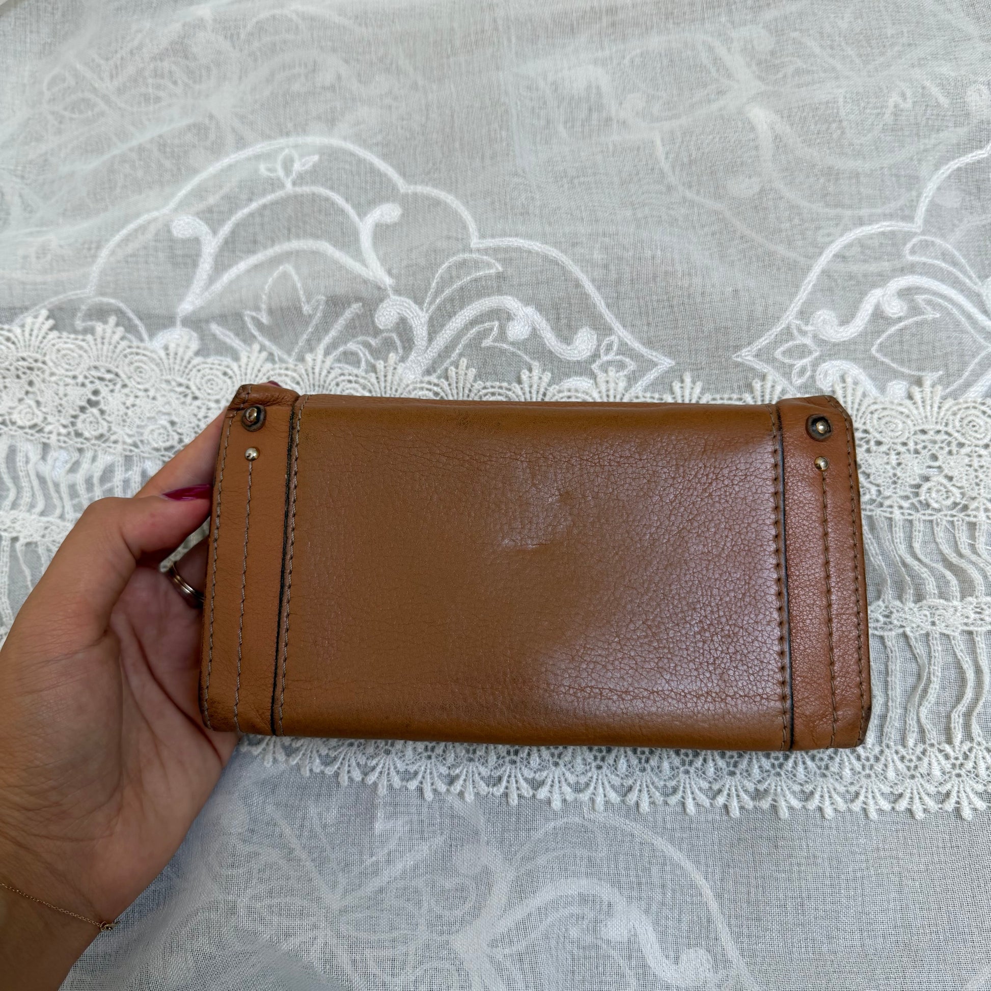 xovintage Chloé vintage clutch wallet in brown -