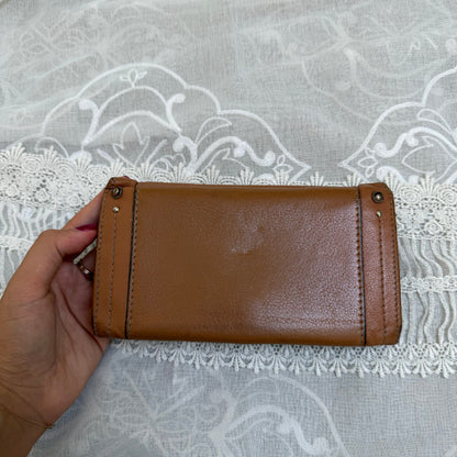 xovintage Chloé vintage clutch wallet in brown -