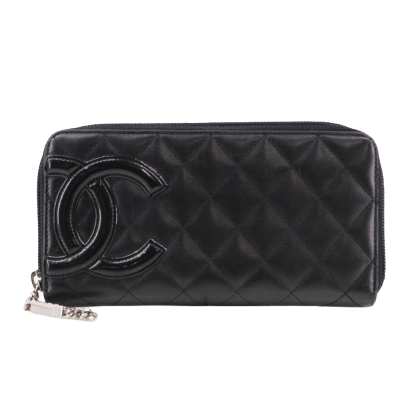 chanel cambon lambskin wallet clutch bag