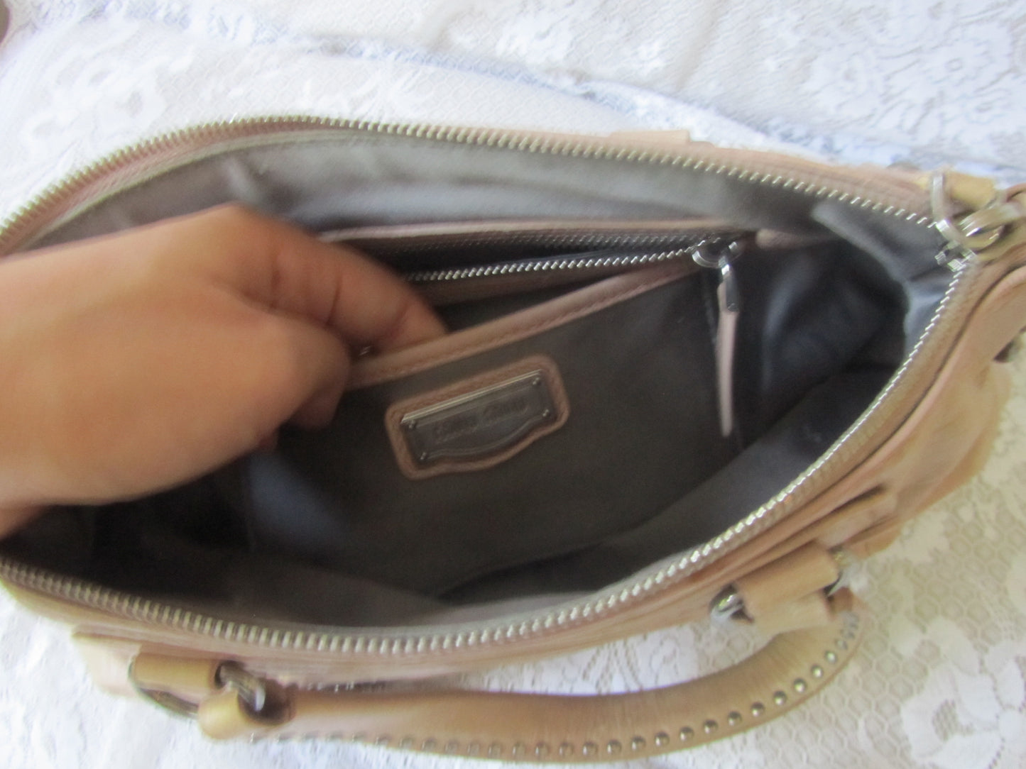 miu miu vintage heart charm vitello bag