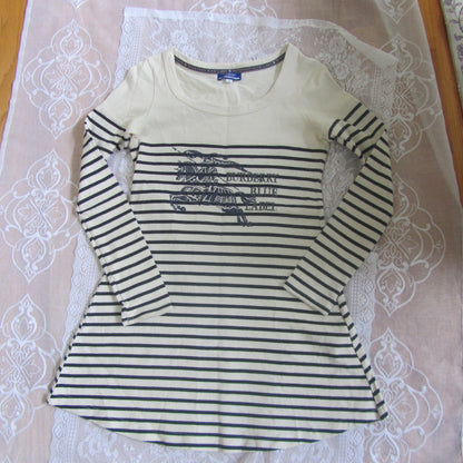 burberry blue label vintage cute striped mini dress