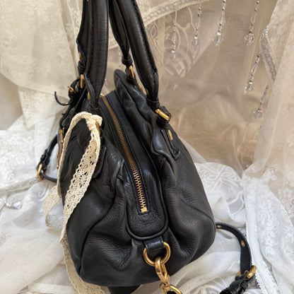 xovintage MARC BY MARC JACOBS BLACK VINTAGE CLASSIC Q BAG - Handbags
