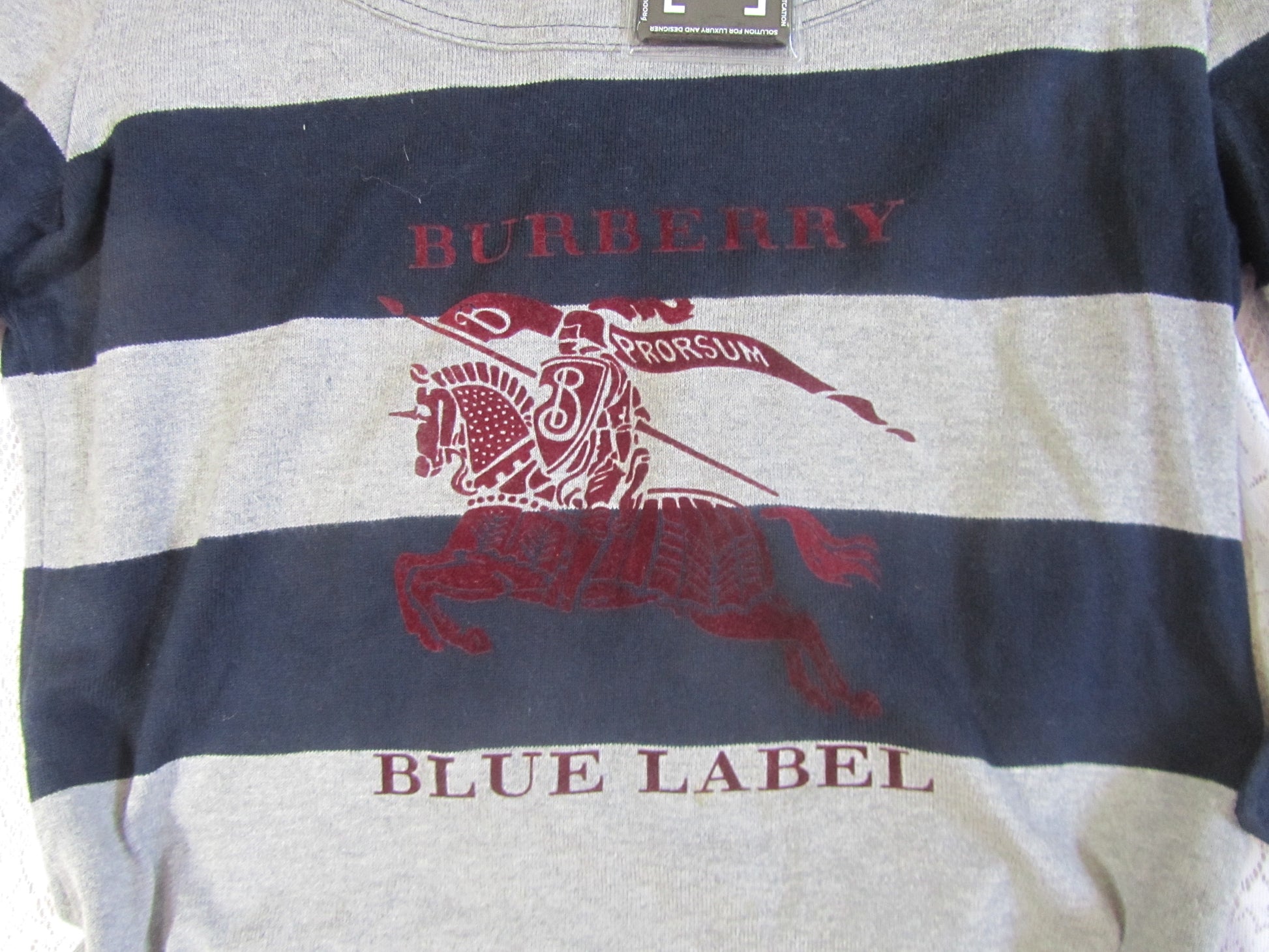 Burberry Blue Label shirt with logo on a plain background