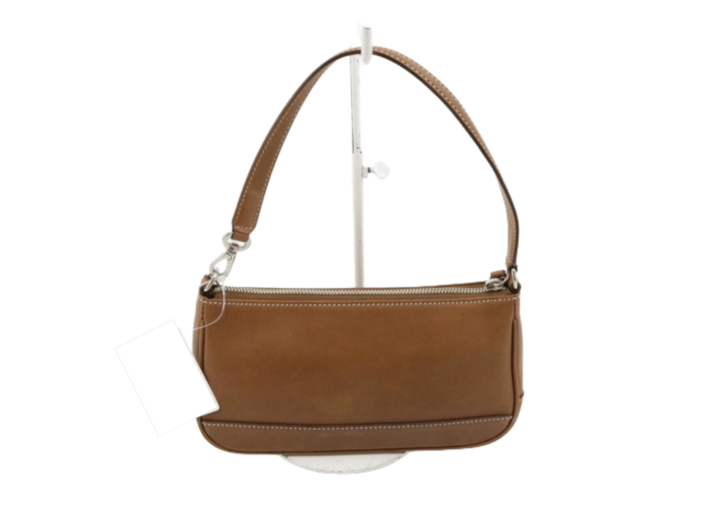 coach brown signature shoulder bag