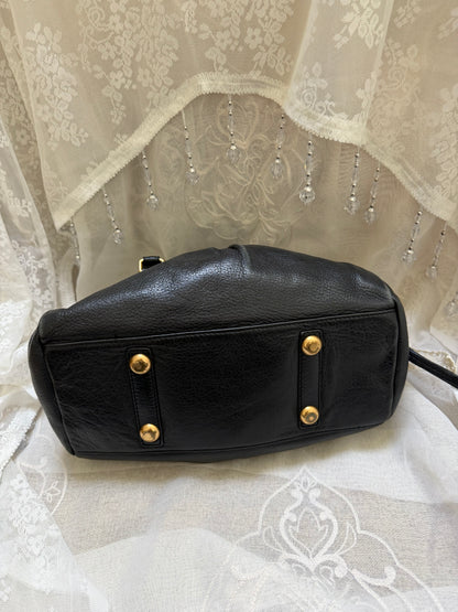 MARC BY MARC JACOBS BLACK VINTAGE CLASSIC Q GROOVEE BAG