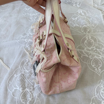 xovintage celine vintage lily c baby pink bag - Handbags