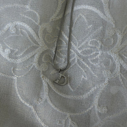 xovintage Dior vintage “d” heart necklace - Necklaces