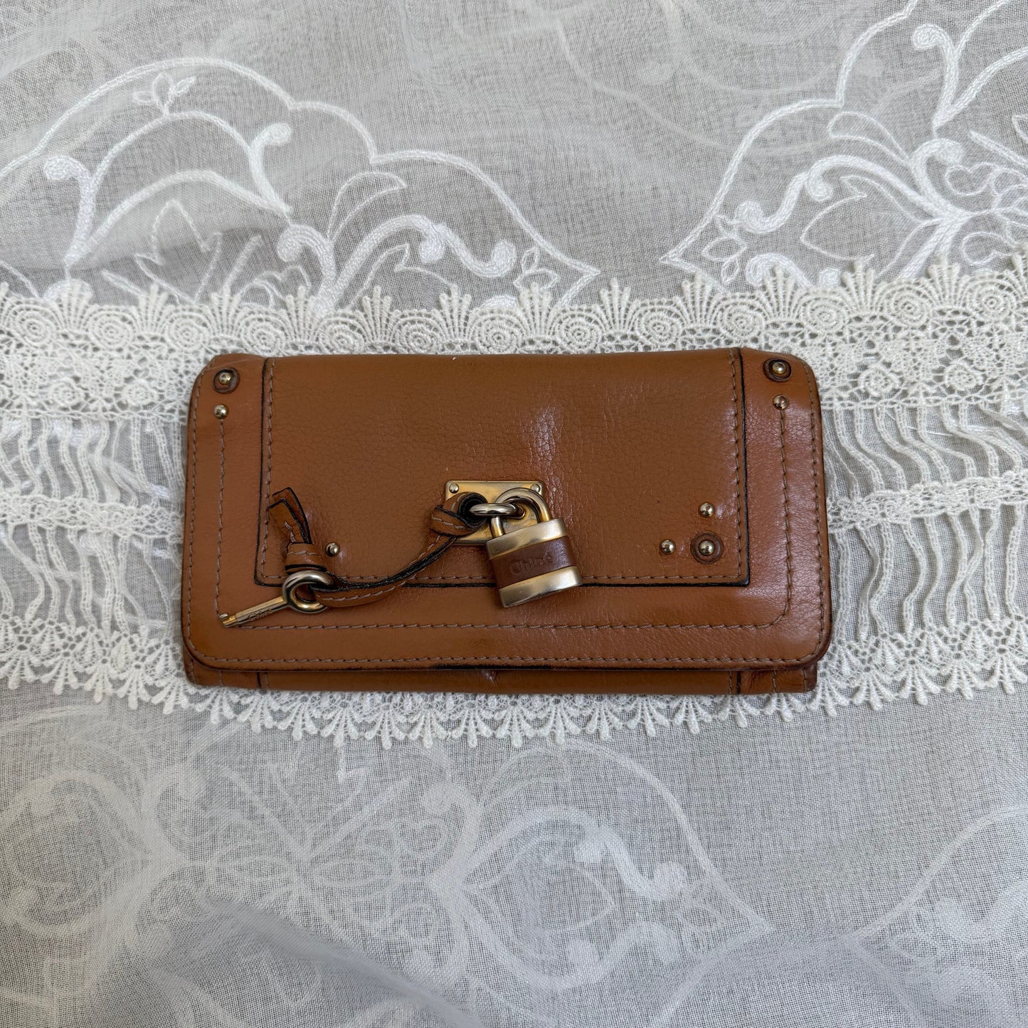 xovintage Chloé vintage clutch wallet in brown -