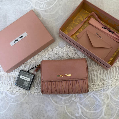 xovintage miu miu girly leather vintage wallet - Wallets