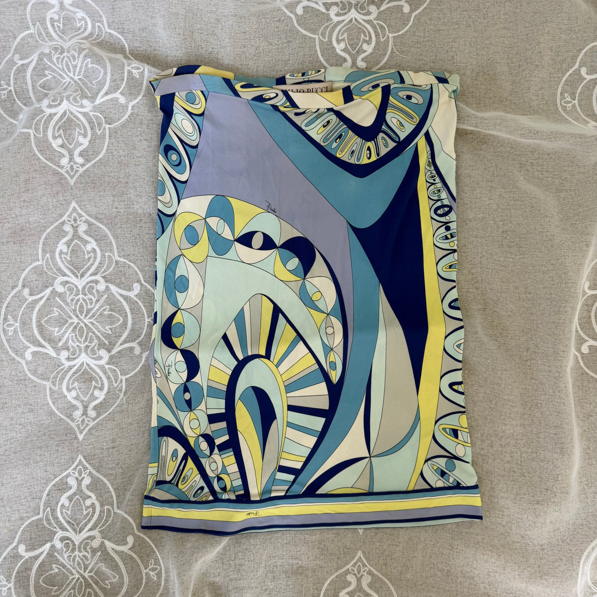 xovintage emilio pucci vintage knee length skirt - Skirts