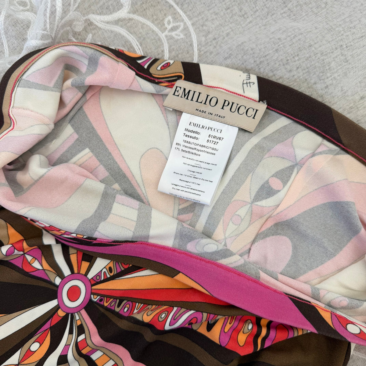 xovintage emilio pucci vintage knee length skirt - Skirts