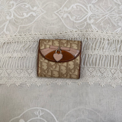 xovintage dior vintage romantique bi-fold wallet - Wallets