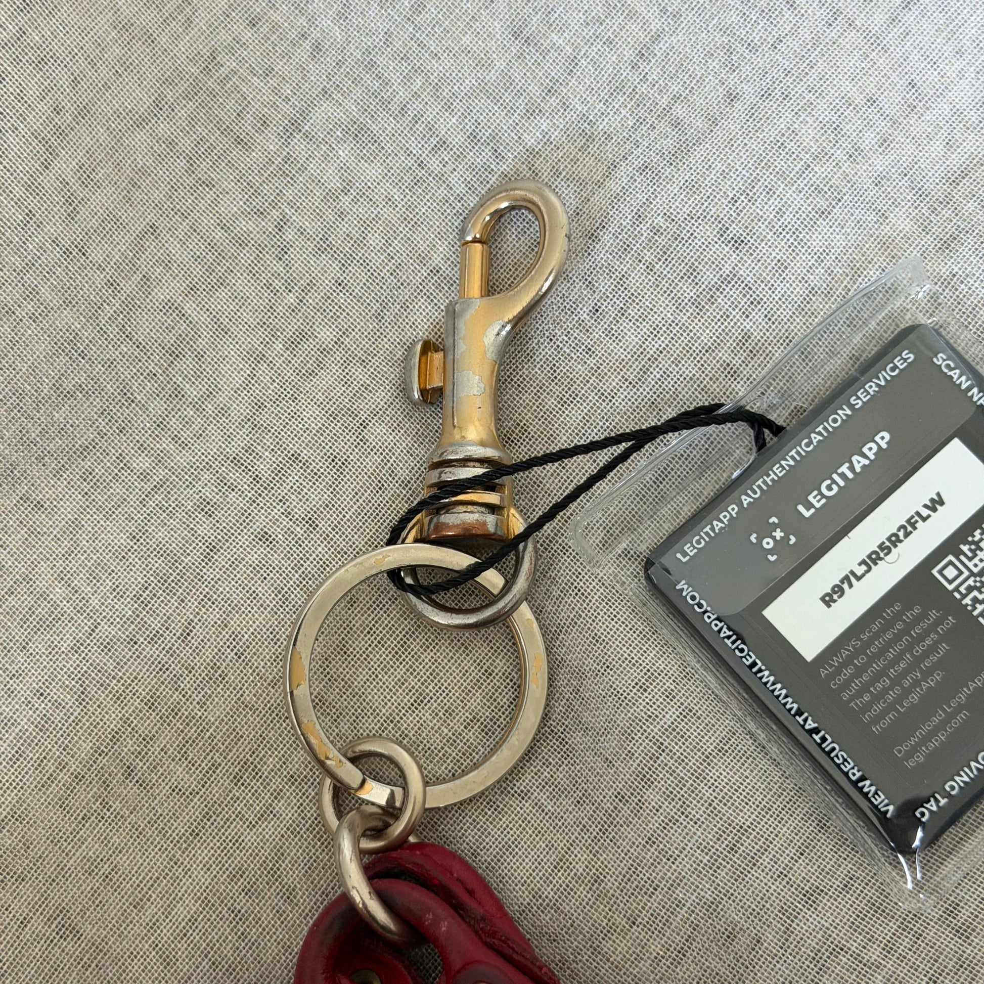 xovintage Chloé vintage 2000s keychain in red - Keychains