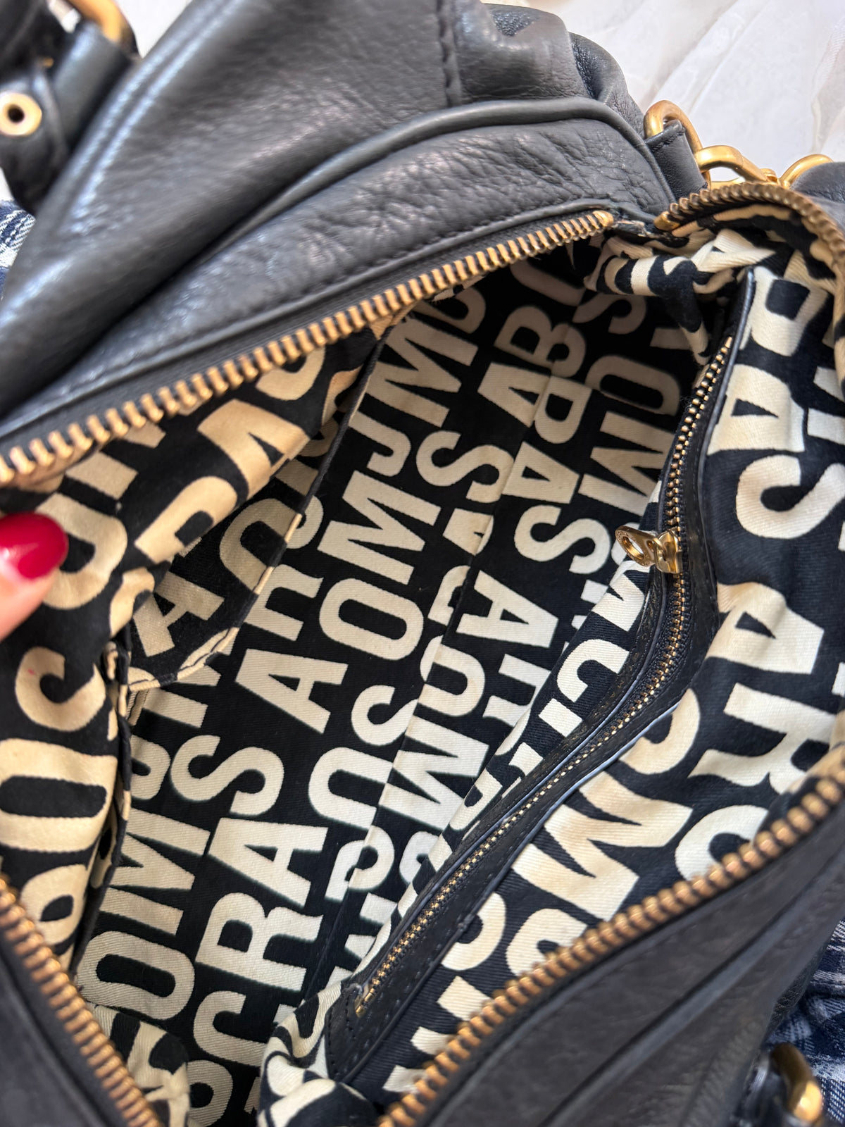 xovintage MARC BY MARC JACOBS BLACK VINTAGE CLASSIC Q BAG - Handbags