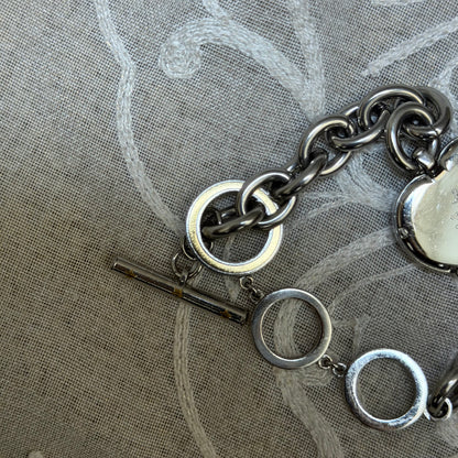 xovintage Vintage Vivienne Westwood Heart Orb Chain Bracelet Watch - Watches