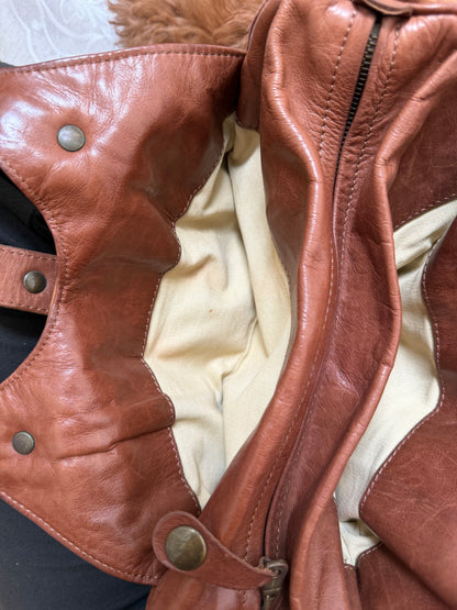 CHLOE VINTAGE SILVERADO BAG IN BROWN