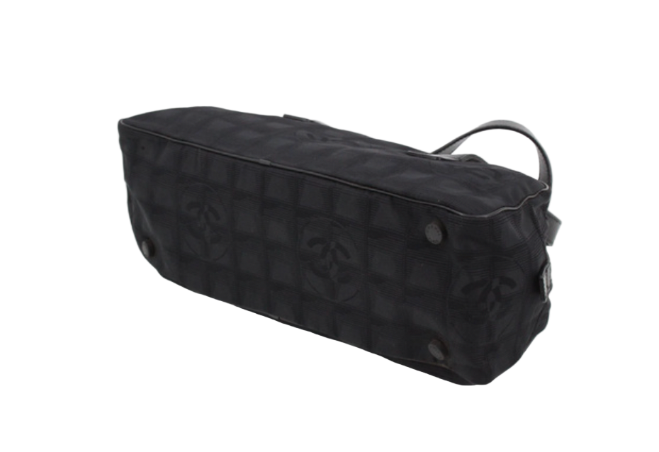 Chanel Black 2002 Travel Line Choco Bar Bag