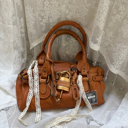 xovintage VINTAGE CHLOE PADDINGTON BAG IN TOFFEE - Handbags