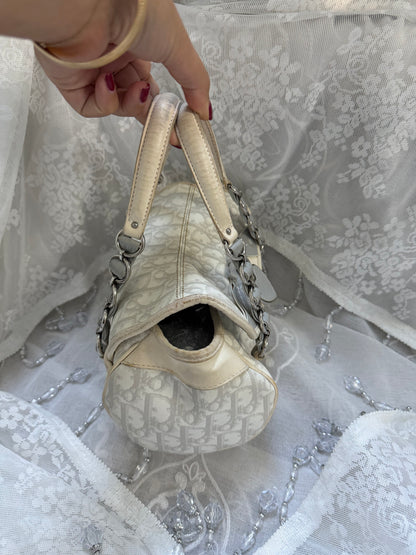 xovintage Pre-loved DIOR small 2000S ROMANTIC HEART-CHARM SHOULDER BAG - Handbags