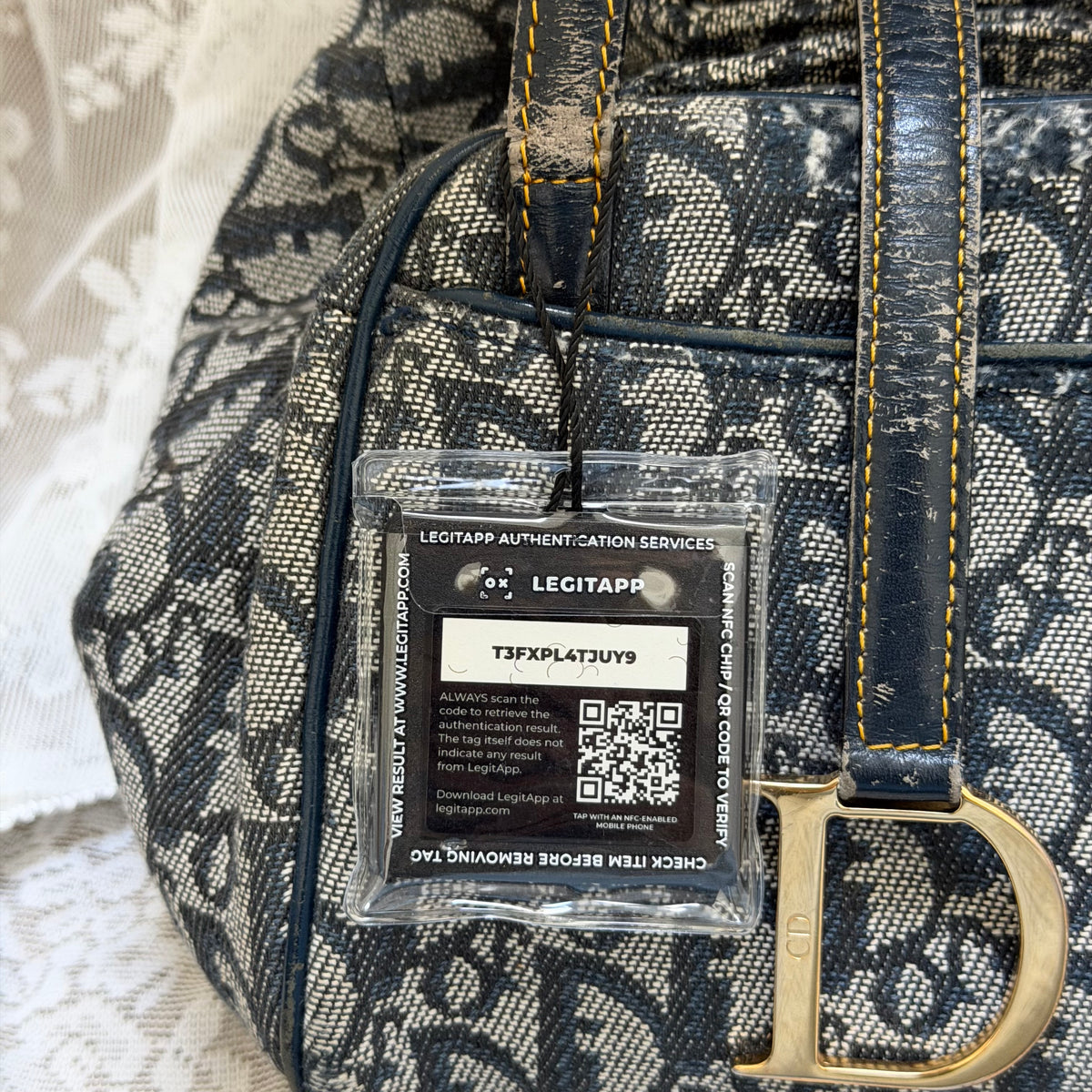 xovintage VINTAGE DIOR OBLIQUE D-BUCKLE 2000S BAG - Handbags