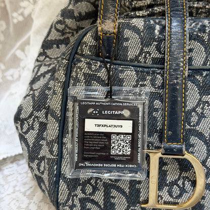 xovintage VINTAGE DIOR OBLIQUE D-BUCKLE 2000S BAG - Handbags