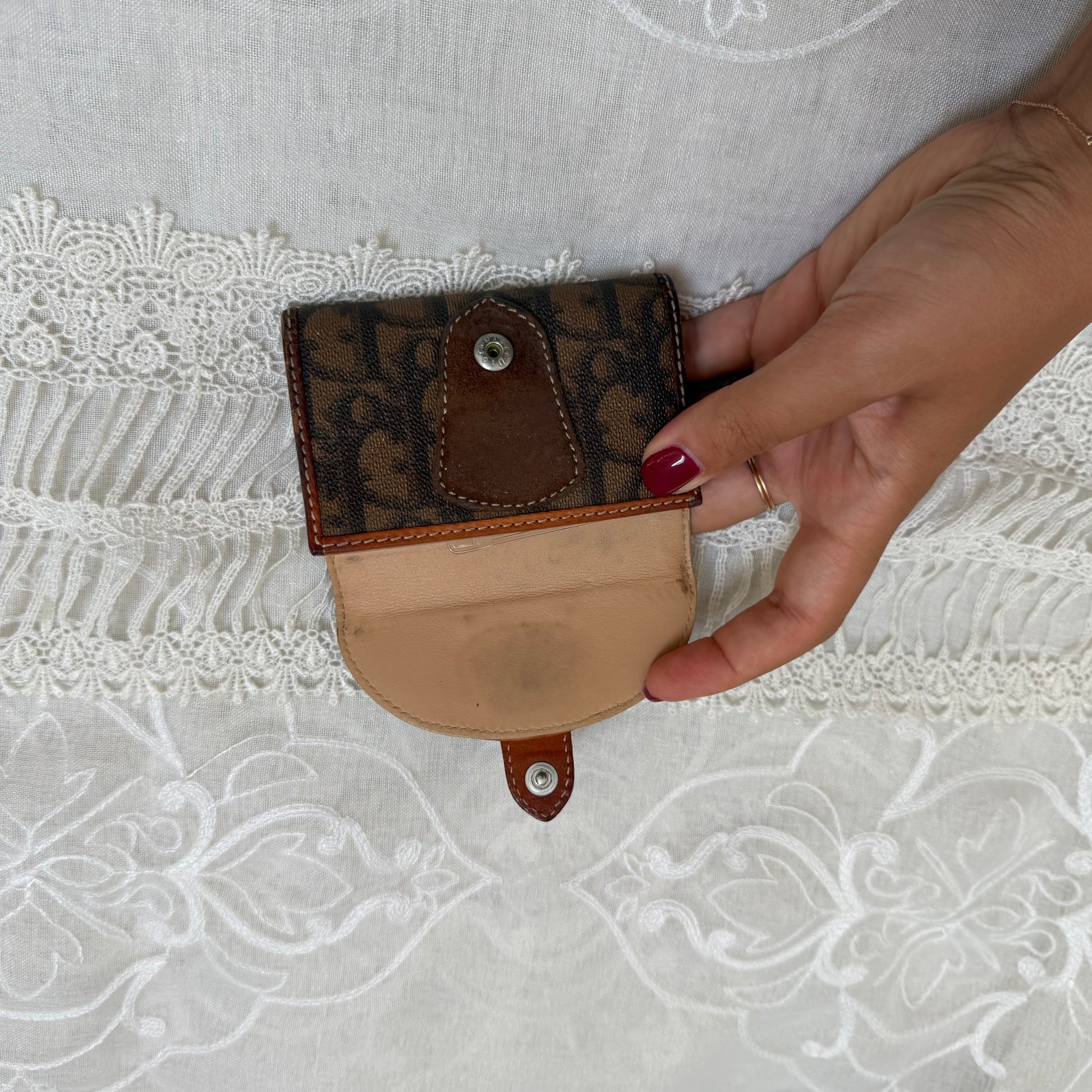 xovintage dior vintage romantique key wallet - Wallets