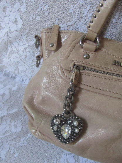 miu miu vintage heart charm vitello bag