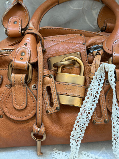 VINTAGE CHLOE PADDINGTON BAG IN TOFFEE