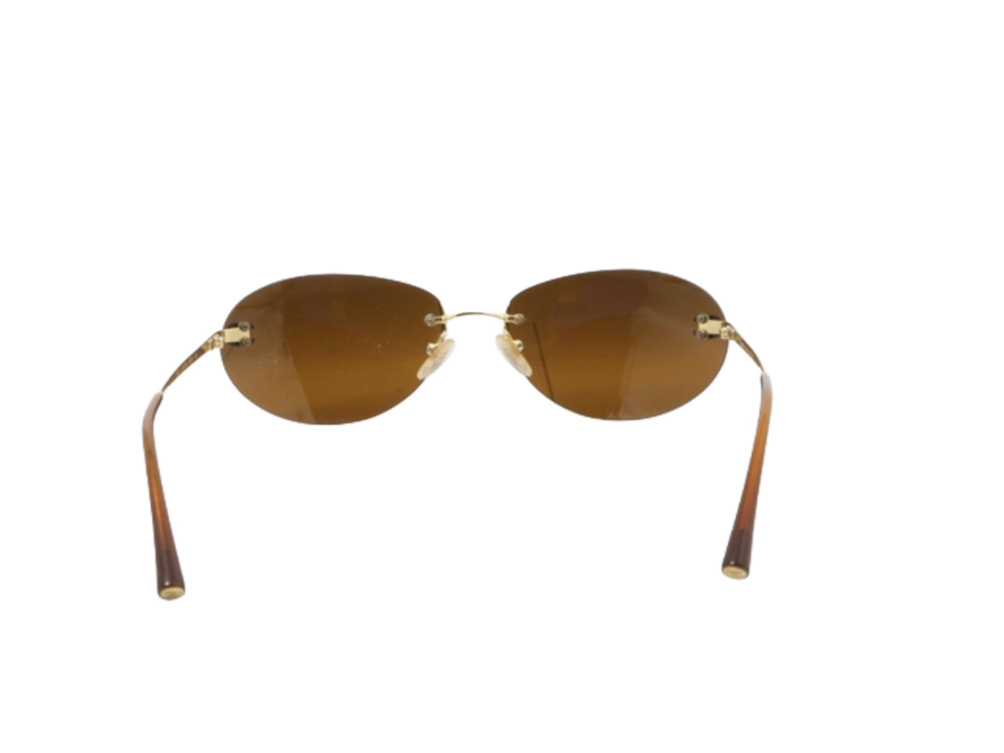 chanel vintage rimless 4013 sunglasses