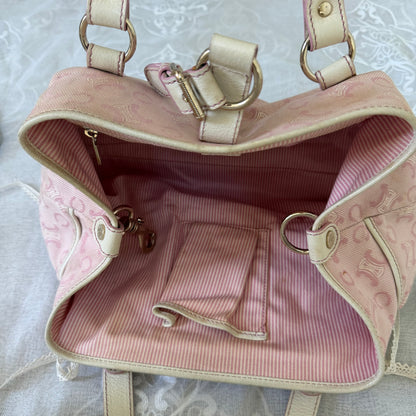 xovintage celine vintage lily c baby pink bag - Handbags