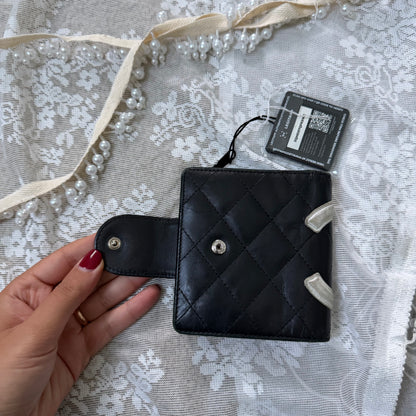 xovintage chanel vintage black cambon wallet - Uncategorized