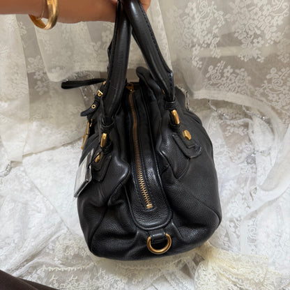 MARC BY MARC JACOBS BLACK VINTAGE CLASSIC Q GROOVEE BAG