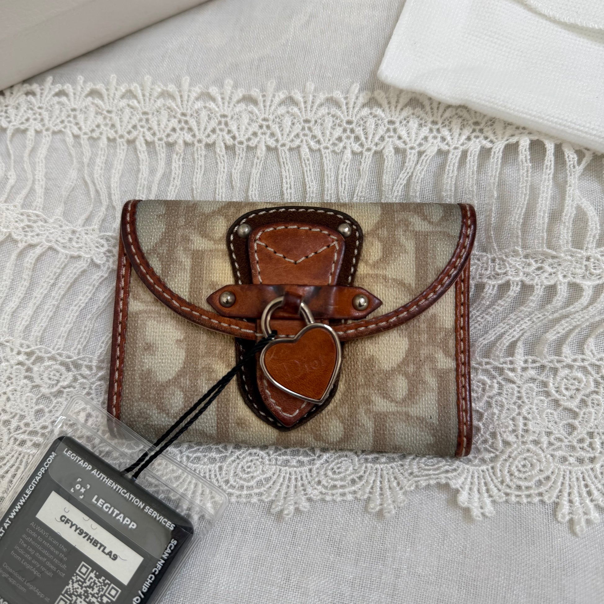 xovintage dior vintage romantique key wallet - Wallets