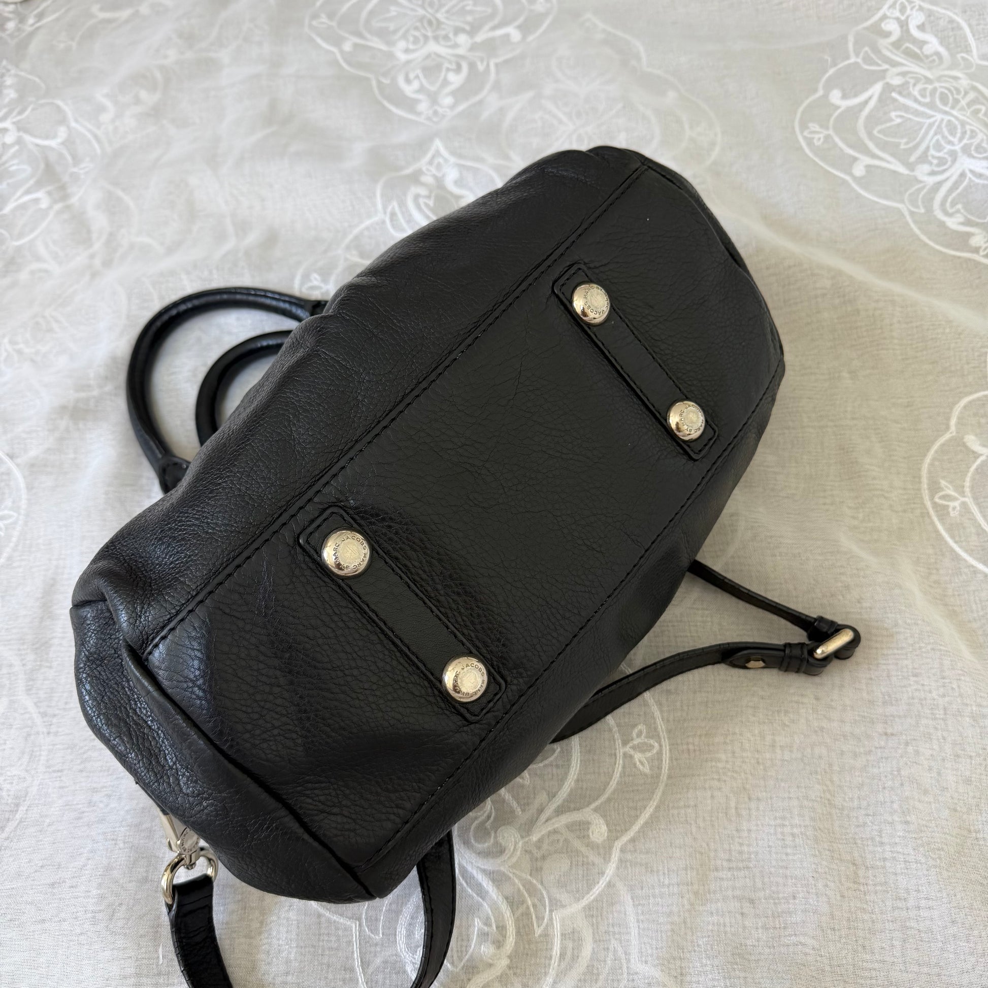 xovintage marc by marc jacobs black x silver vintage baby groovee bag - Handbags
