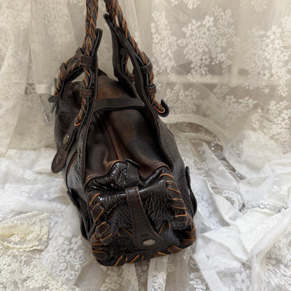 CHLOE VINTAGE SILVERADO BAG IN PATENT LEATHER