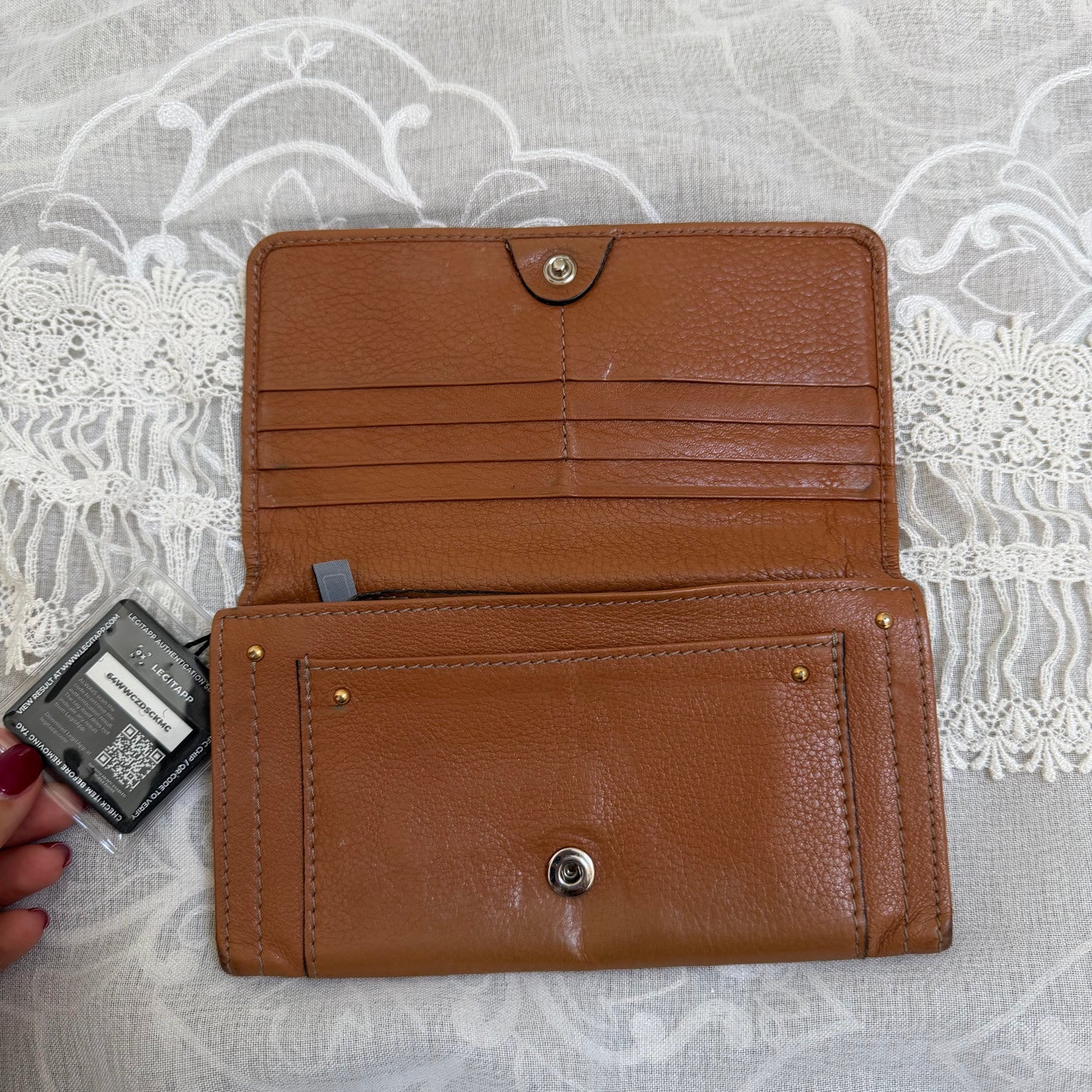 xovintage Chloé vintage clutch wallet in brown -