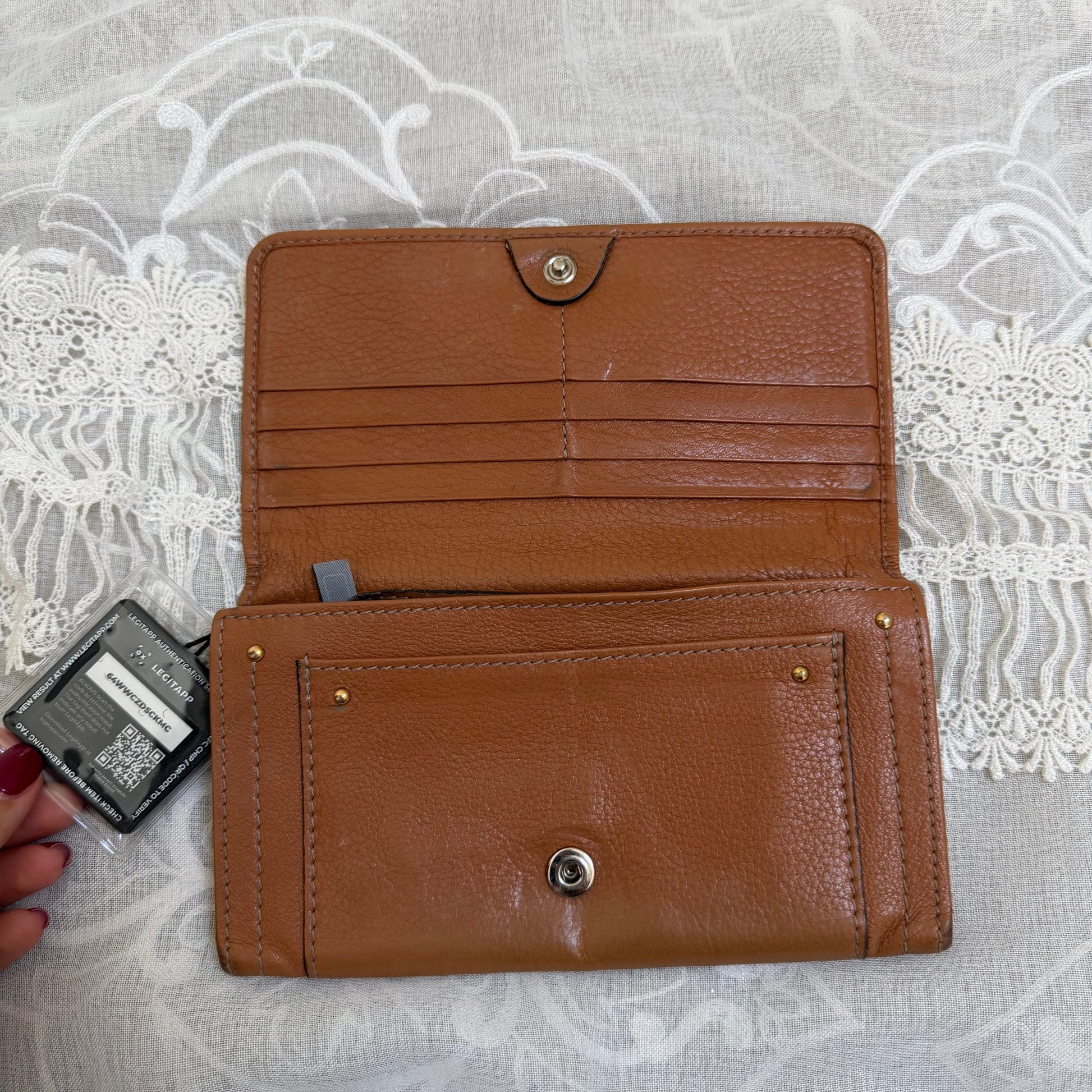 xovintage Chloé vintage clutch wallet in brown -