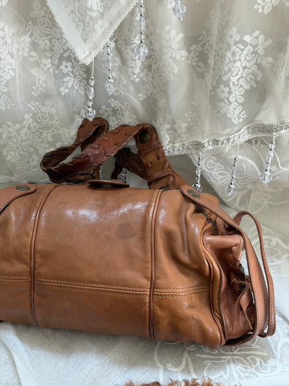 CHLOE VINTAGE SILVERADO BAG IN BROWN