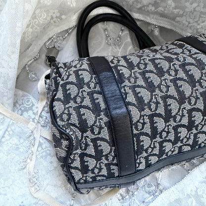 xovintage pre-loved dior padlock detail trotter speedy bag - Handbags