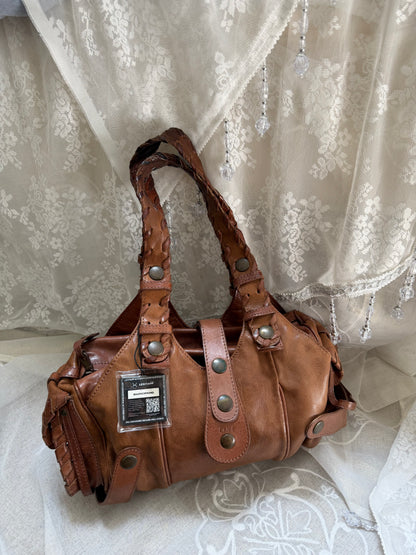 CHLOE VINTAGE SILVERADO BAG IN BROWN