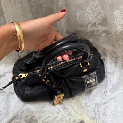 MARC BY MARC JACOBS BLACK VINTAGE CLASSIC Q GROOVEE BAG
