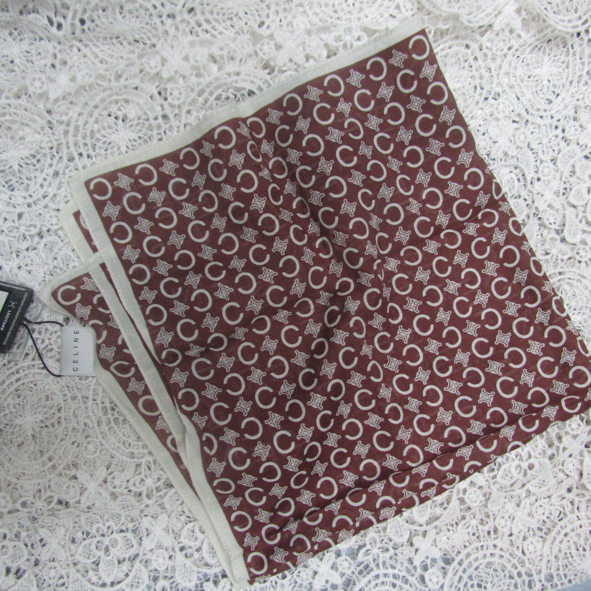 Patterned fabric on a textured surface  