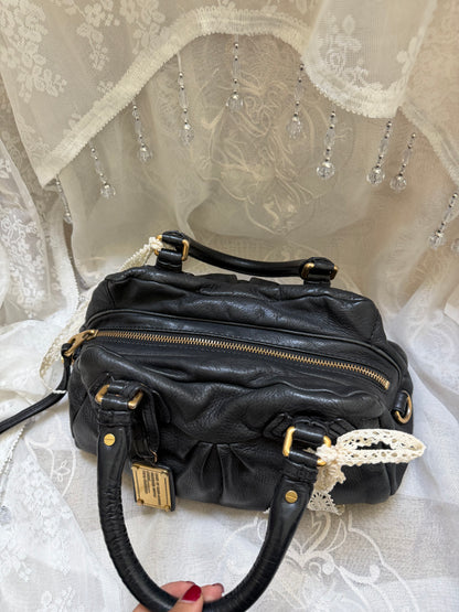 MARC BY MARC JACOBS BLACK VINTAGE CLASSIC Q GROOVEE BAG