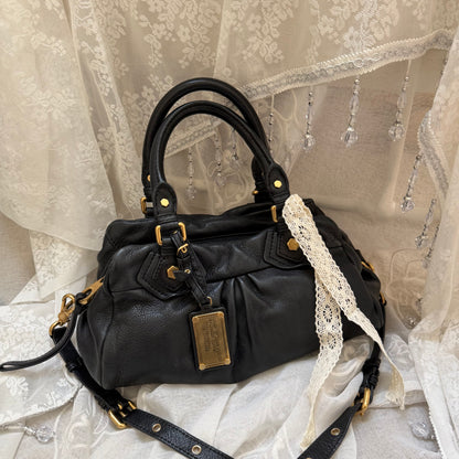 xovintage MARC BY MARC JACOBS BLACK VINTAGE CLASSIC Q BAG - Handbags