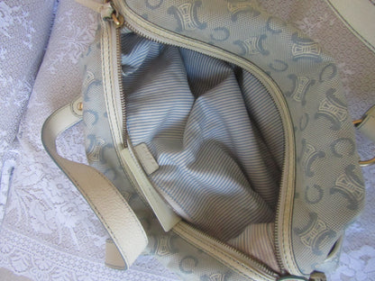 celine vintage lily c baby blue macadam bag